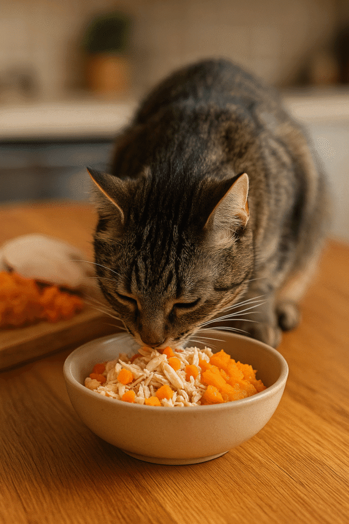 fluffze - homemade cat food for sensitive stomach