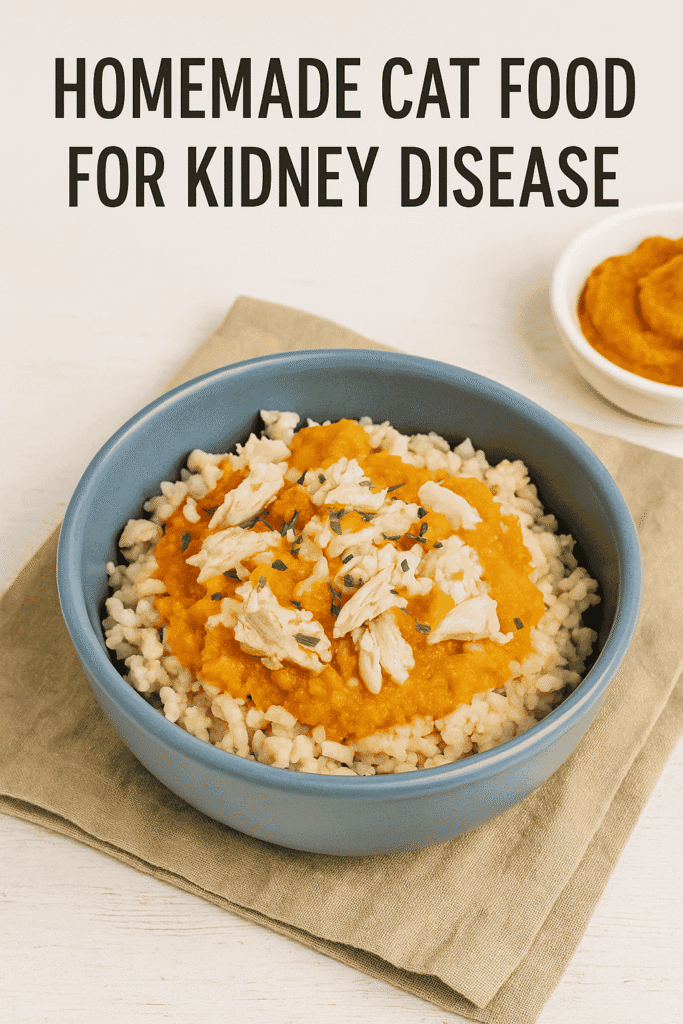 Homemade cat food for kidney disease