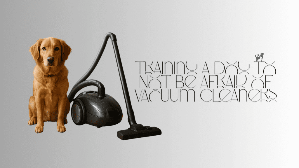 training a dog to not be afraid of vacuum