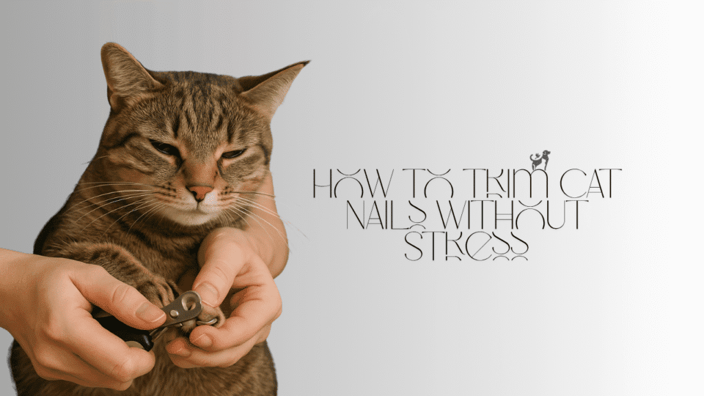how to trim cat nails
