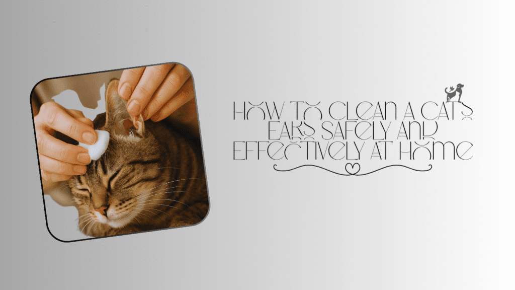 How to Clean a Cat’s Ears