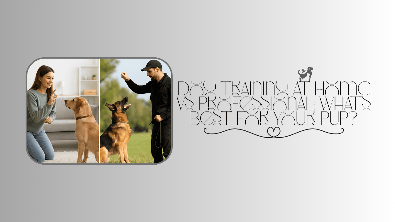 dog training at home vs professional