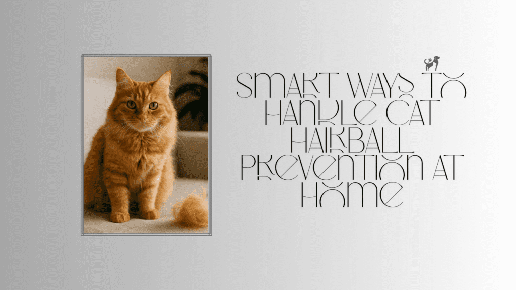 cat hairball prevention at home