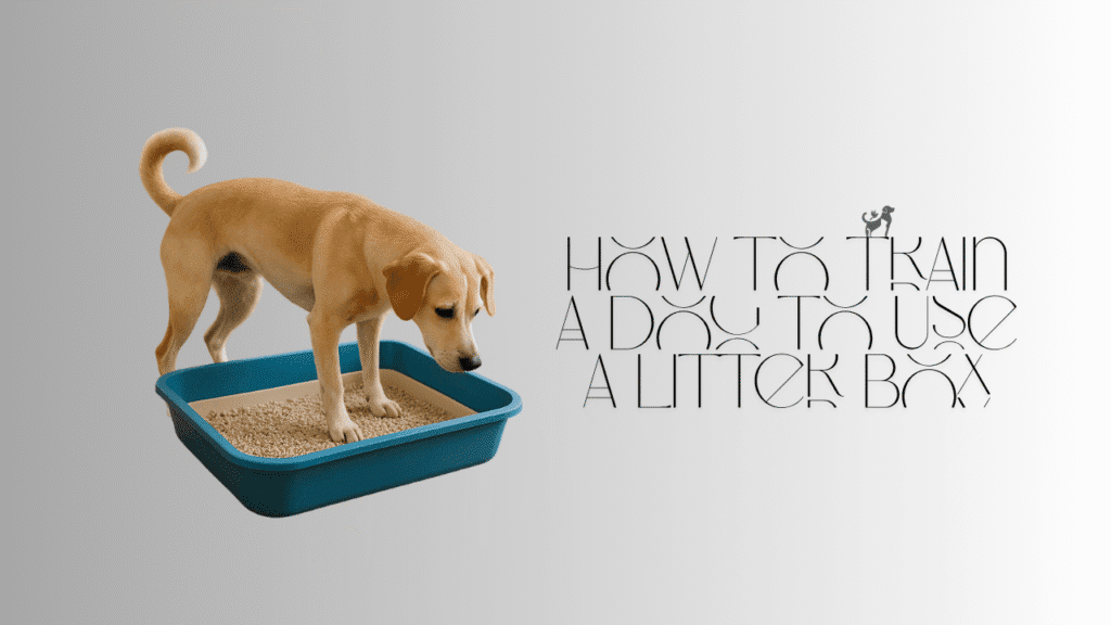 how to train a dog to use a litter box