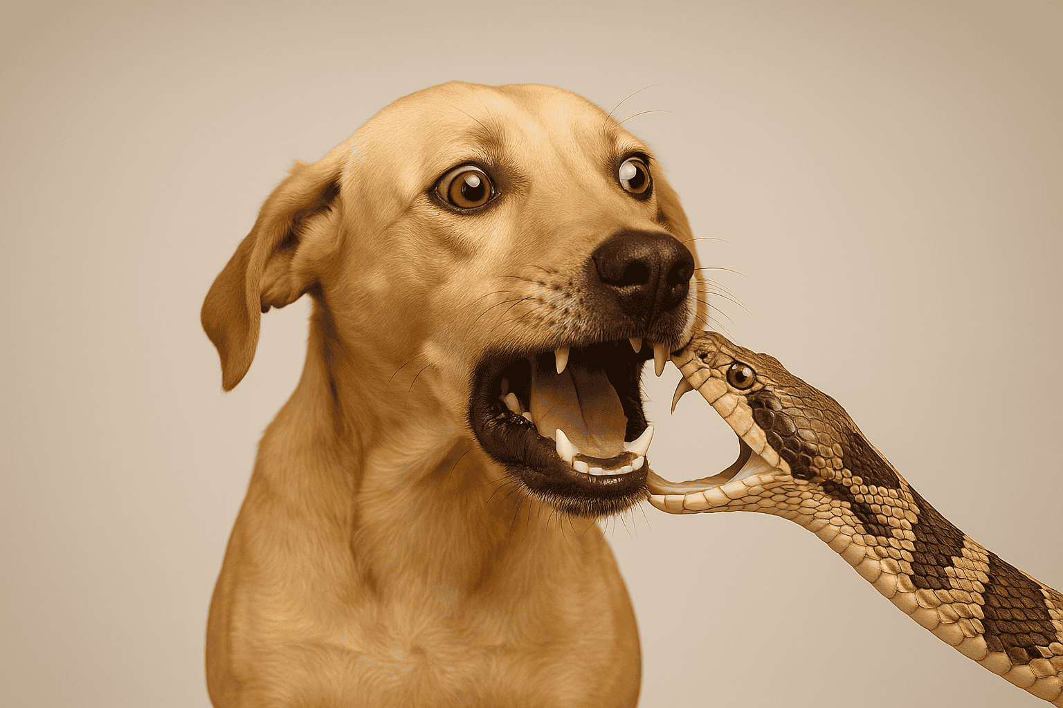 first aid for snake bites on dogs