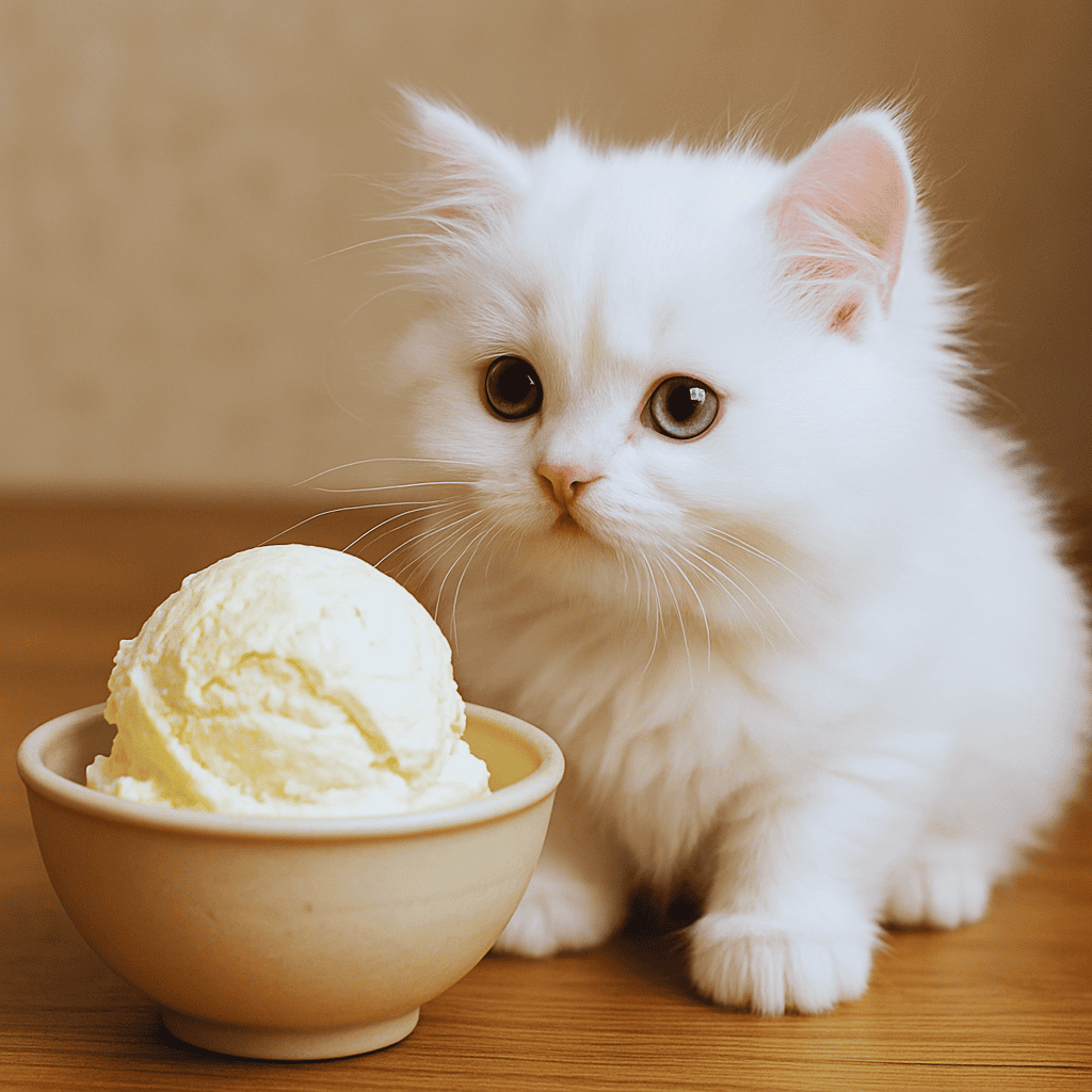 can cats eat ice cream?