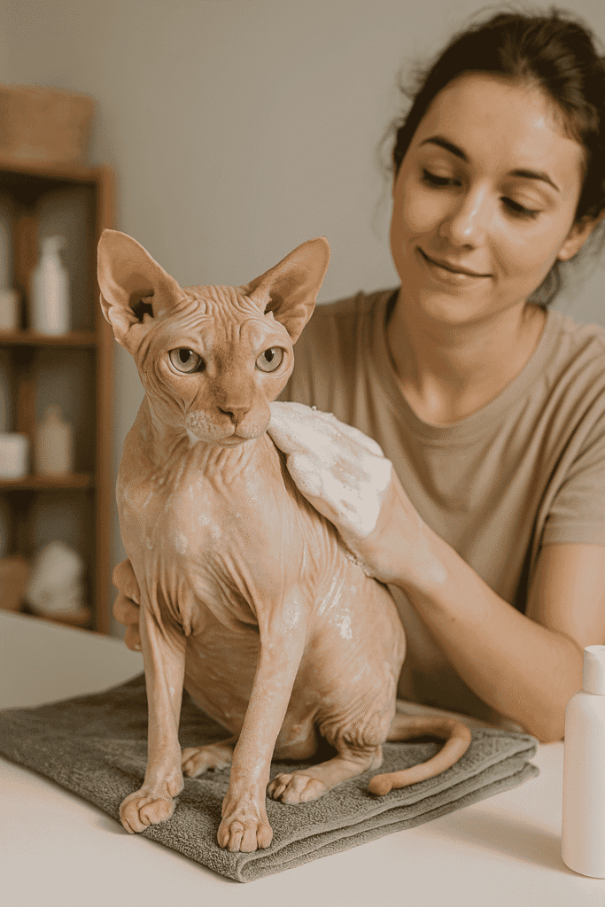 Sphynx cat care