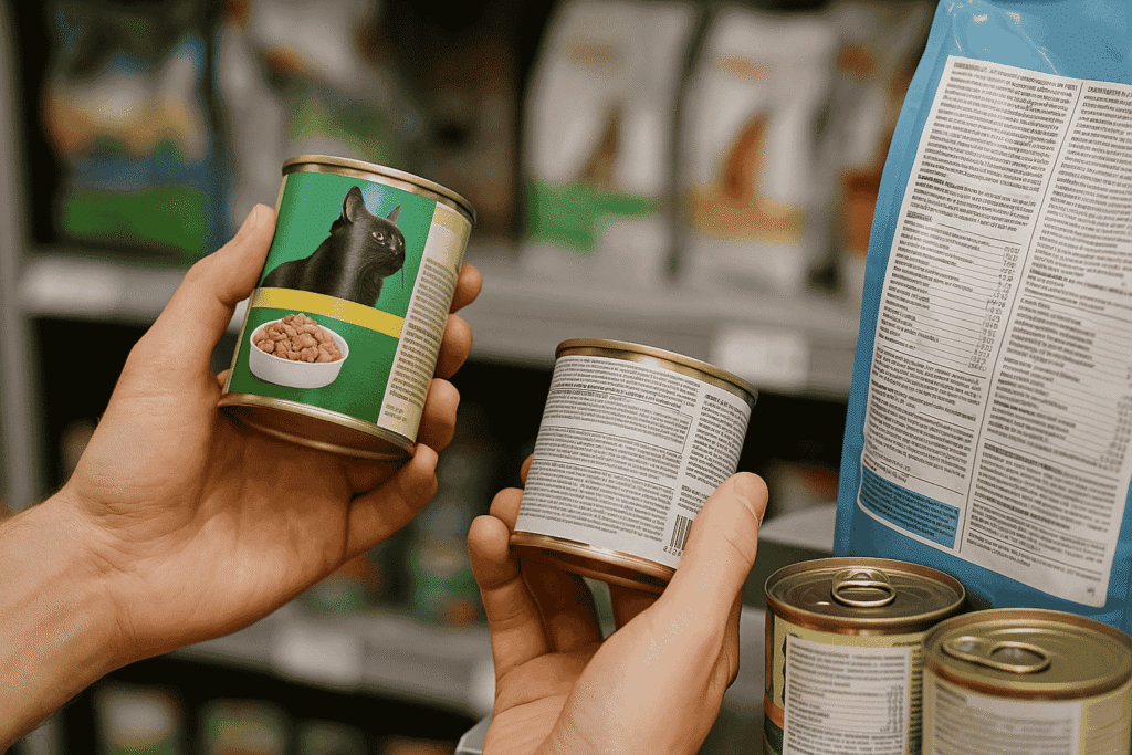 how to read cat food labels