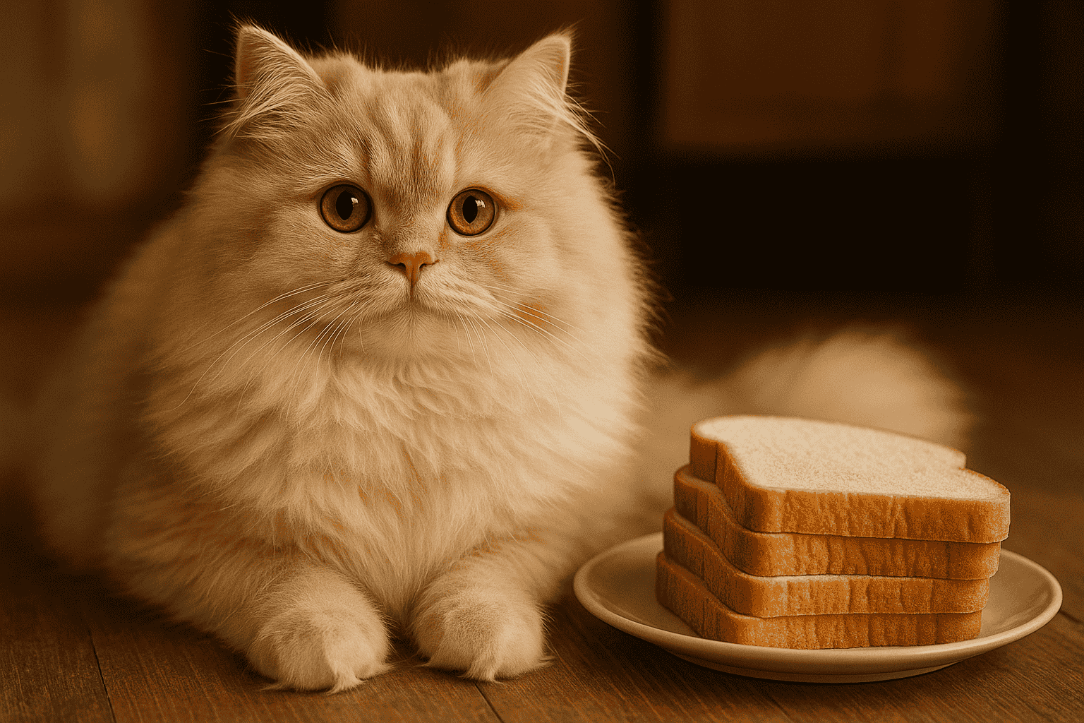 “Can cats eat bread?”