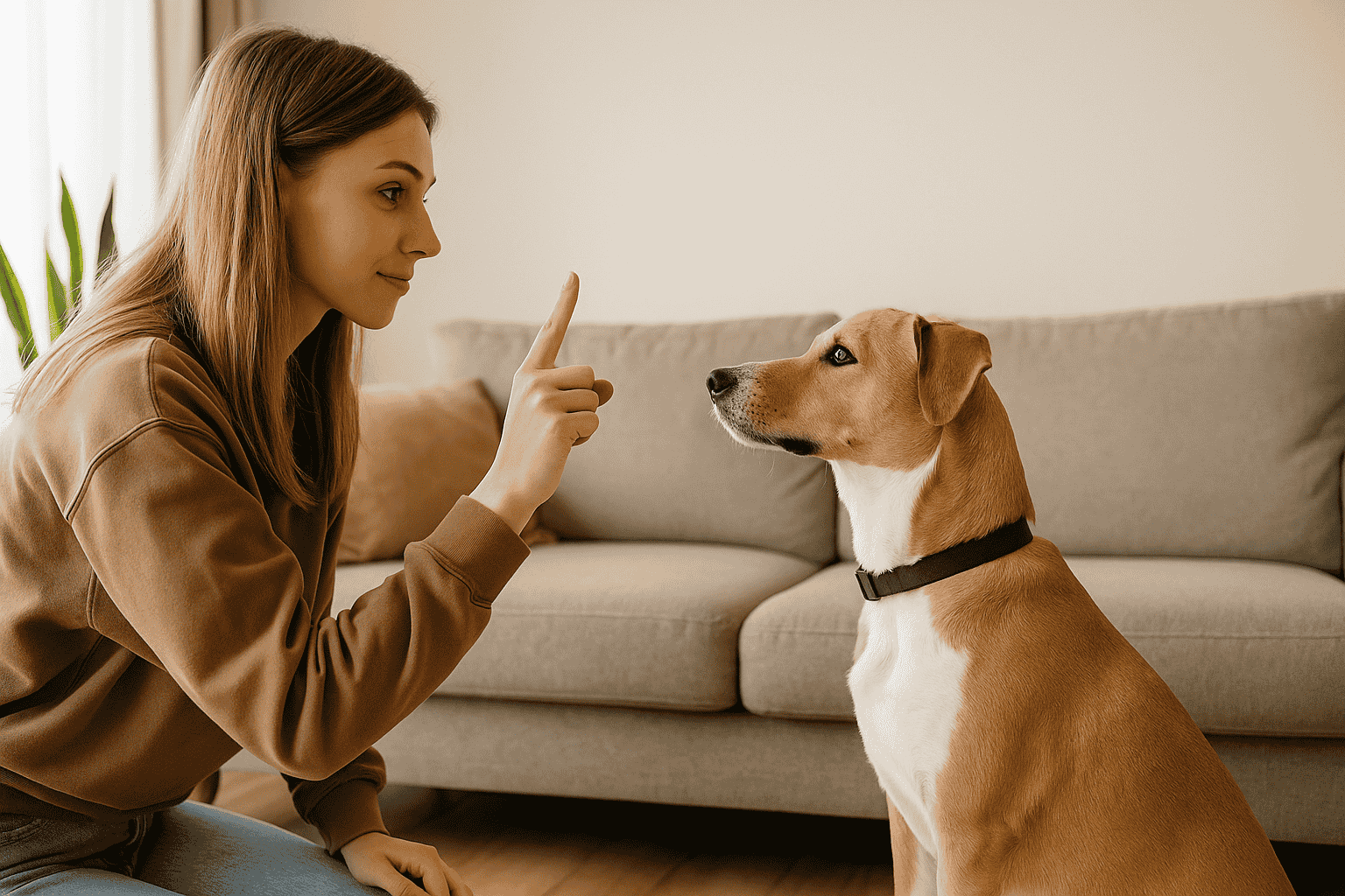 training a dog to not jump on guests