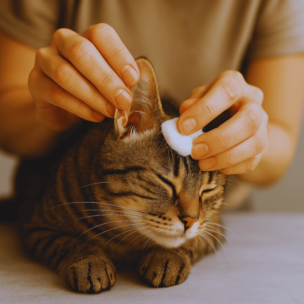 how to clean a cat’s ears