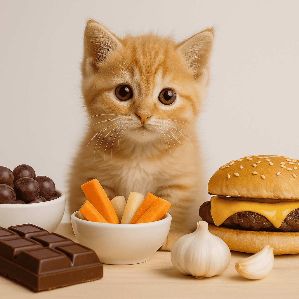 foods cats should not eat